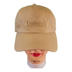 Unlisted‎ A Kenneth Cole Production Ball Cap Hat Baseball Strapback Adjustable